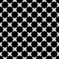 padrão abstrato sem emenda preto e branco. fundo e pano de fundo. design ornamental em tons de cinza. vetor