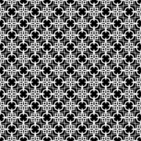 padrão abstrato sem emenda preto e branco. fundo e pano de fundo. design ornamental em tons de cinza. vetor