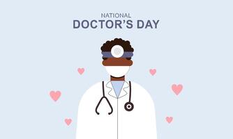 internacional feliz médico dia ilustração vetor