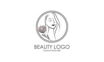 beleza feminino mulher logotipo modelo vetor