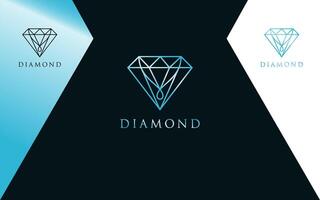 joalheria diamante luxo logotipo vetor