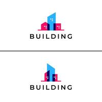 logotipo de construção para empresa de construção, impressão com vetor premium de conceito moderno