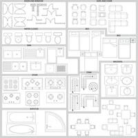 ilustração vetor gráfico do ícone conjunto para chão plano Boa para adequado para casa projeto, Civil funciona, interior, etc