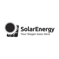 solar energia logotipo Projeto com moderno conceito. simples e moderno Sol vetor ilustração