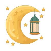 ilustração do Ramadã lanterna vetor