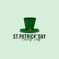 logotipo Projeto feliz st.patrick's dia irlandês feriado. ícone Projeto elemento vetor