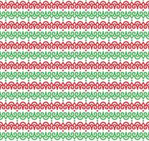 vermelho e verde tropical damasco repetir padrões, Natal tema vetor