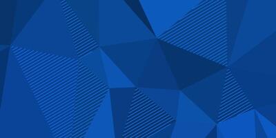 abstrato elegante geométrico azul fundo com triângulos e linhas vetor