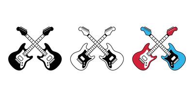 guitarra vetor ícone elétrico graves ukulele logotipo símbolo música gráfico desenho animado personagem ilustração rabisco Projeto