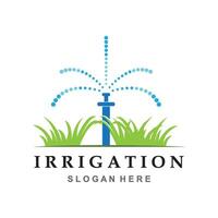 irrigação logotipo Projeto vetor. ícone símbolo. modelo ilustração vetor