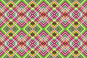desatado Projeto padrão, tradicional geométrico flor ziguezague padronizar Natal amarelo amarelo verde branco vetor ilustração projeto, abstrato tecido padrão, asteca estilo para impressão têxteis