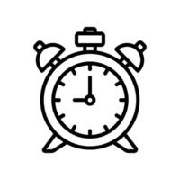 alarme relógio ícone vetor Projeto modelo simples e limpar \ limpo