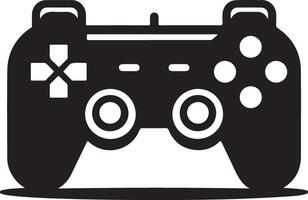 mínimo jogos console ícone símbolo, plano ilustração, branco fundo 11 vetor