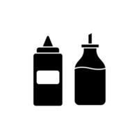 condimentos conceito linha ícone. simples elemento ilustração. condimentos conceito esboço símbolo Projeto. vetor