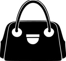 bolsa, minimalista e simples silhueta - vetor ilustração