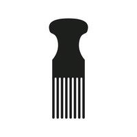 cabelo pente ícone vetor. Penteado ilustração placa. barbeiro fazer compras símbolo. cabeleireiro logotipo. vetor