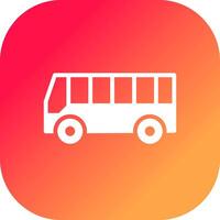 design de ícone criativo de ônibus vetor