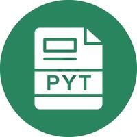 pyt criativo ícone Projeto vetor