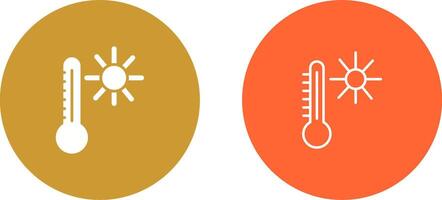 ícone de vetor de temperatura