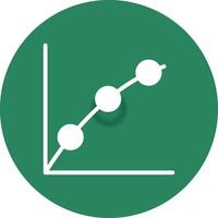 marcado dispersar com em linha reta linhas criativo ícone Projeto vetor