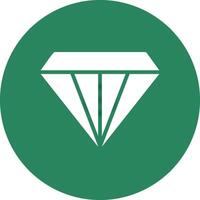 design de ícone criativo de diamante vetor