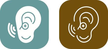 audição ajuda vetor ícone