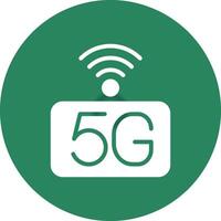 5g rede criativo ícone Projeto vetor