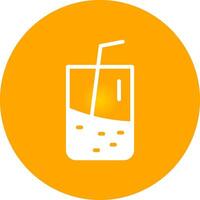 design de ícone criativo de suco de laranja vetor