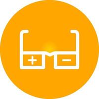 óculos prescrição criativo ícone Projeto vetor