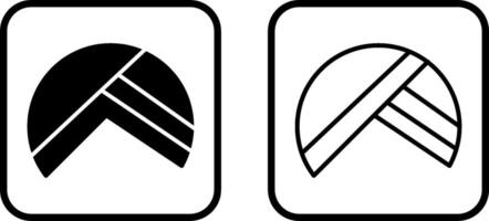 ícone de vetor de turbante