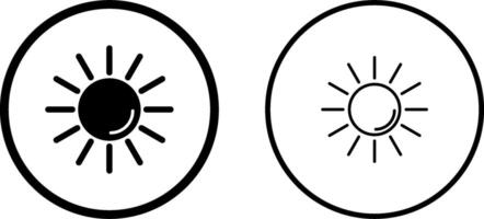 ícone de vetor de radiação uv