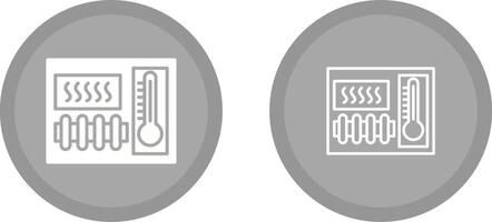 ícone de vetor de elemento de aquecimento