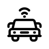 inteligente carro ícone. vetor linha ícone para seu local na rede Internet, móvel, apresentação, e logotipo Projeto.