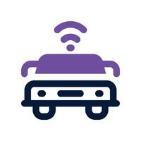 inteligente carro ícone. vetor dual tom ícone para seu local na rede Internet, móvel, apresentação, e logotipo Projeto.