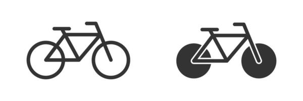 bicicleta ícone. simples Projeto. vetor ilustração.