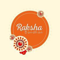 celebração raksha bandhan vetor