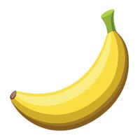 banana colorida desenho animado vetor ilustração