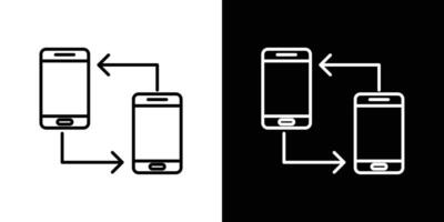 ícone de transferência de dados vetor