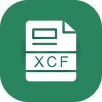 xcf criativo ícone Projeto vetor