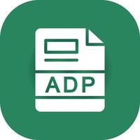 adp criativo ícone Projeto vetor