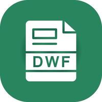 dwf criativo ícone Projeto vetor