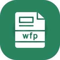 wfp criativo ícone Projeto vetor