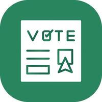 votar design de ícone criativo vetor