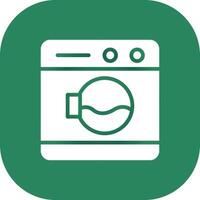 design de ícone criativo de máquina de lavar vetor