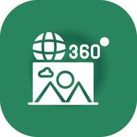 360 imagem criativo ícone Projeto vetor