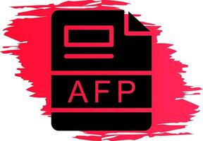 afp criativo ícone Projeto vetor