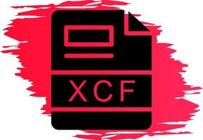 xcf criativo ícone Projeto vetor