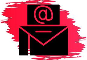 o email marketing criativo ícone Projeto vetor