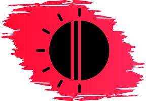 design de ícone criativo eclipse vetor