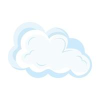 ícone de nuvem meteorológica vetor